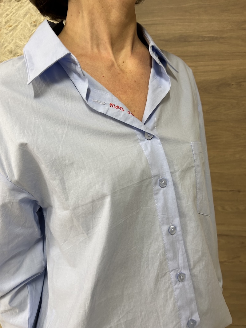 Chemise bleue, Mon Amour