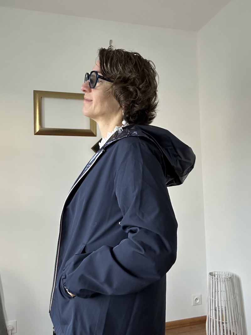 Imperméable réversible femme – Coupe confortable – Style urbain chic