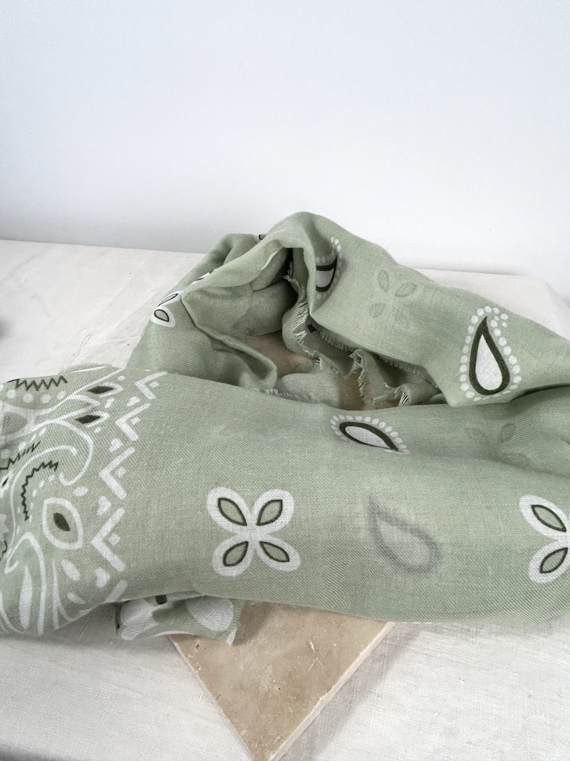 foulard bandana vert