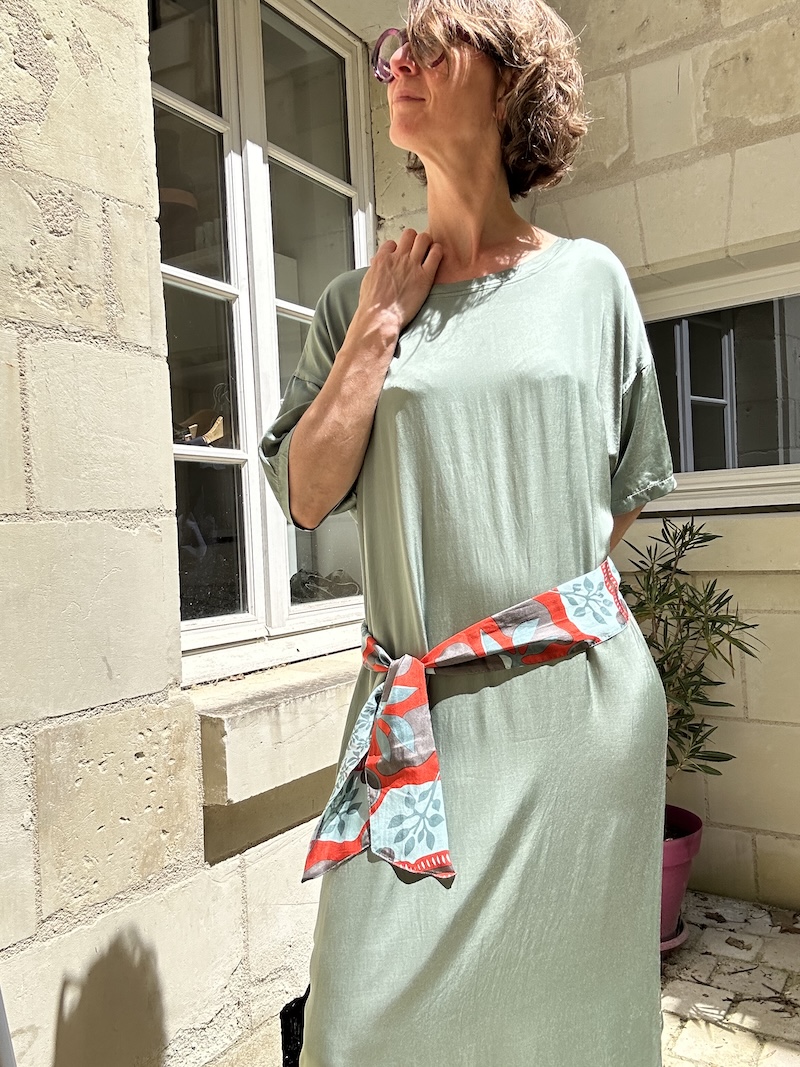 robe kaki longue