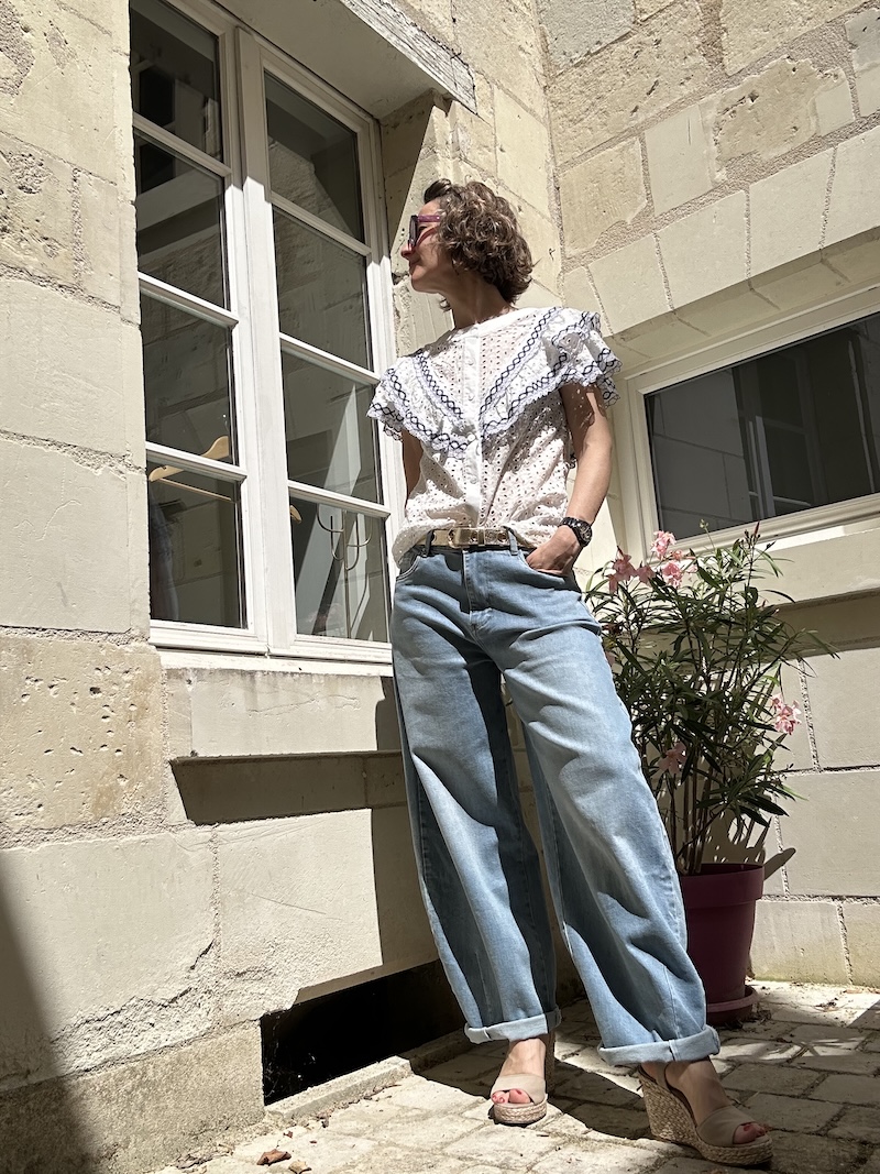 top broderie et jean barrel