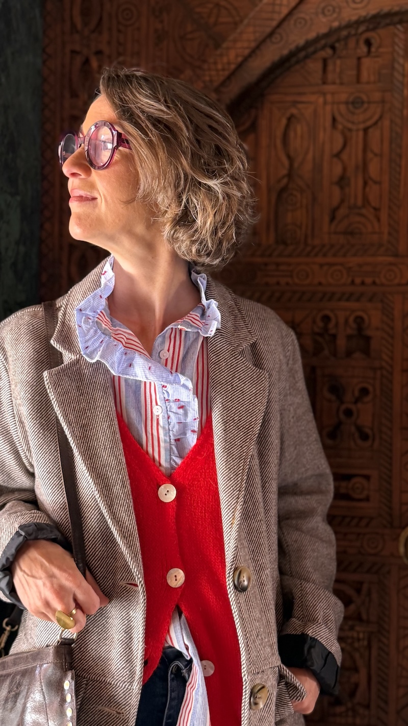 Manteau long chocolat